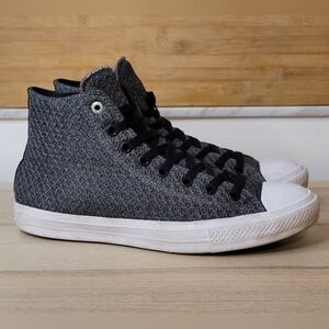 Converse Chuck Taylor All Star II Lunarlon Hi Spacer Mesh Grey Shoes